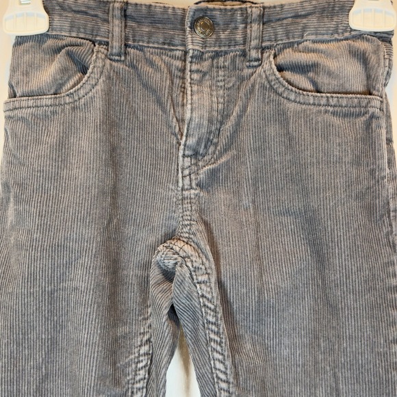 L.O.G.G. Label of Graded Goods Corduroy Pants Boys 4-5 Gray Adjustable Waist - Picture 3 of 8